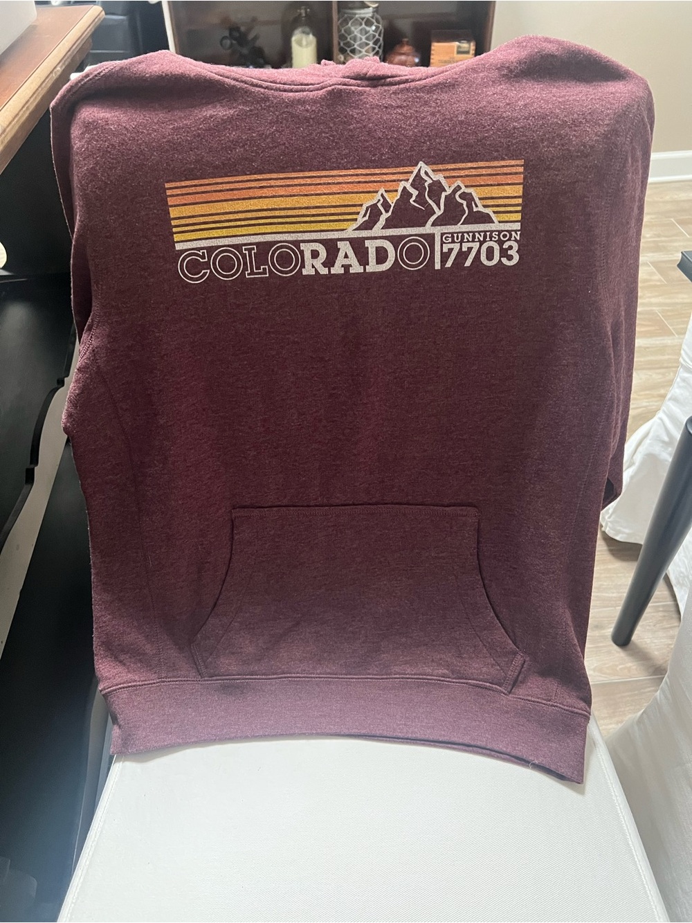 COLORADO League Maroon Triblend Pullover Sweatshirt with Tag